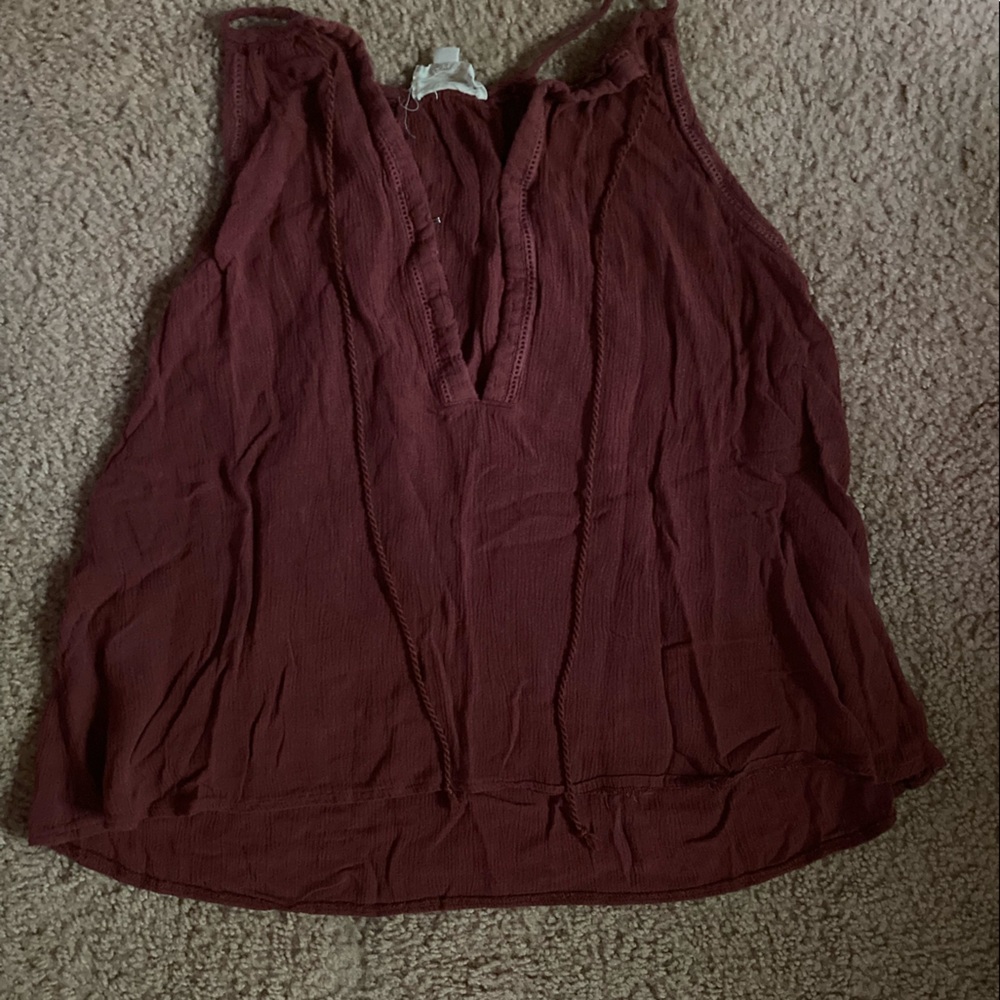 Flattering loose dress tank top
